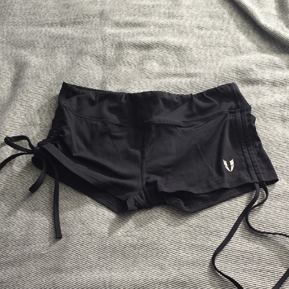 Sleek Black Women's Athletic Shorts